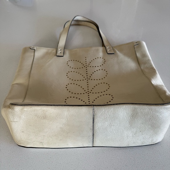 Large Orla Kiely Lester stem tote bag. - Picture 5 of 9